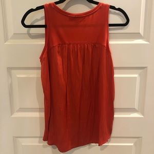 LOFT | Burnt Orange Flowy Top